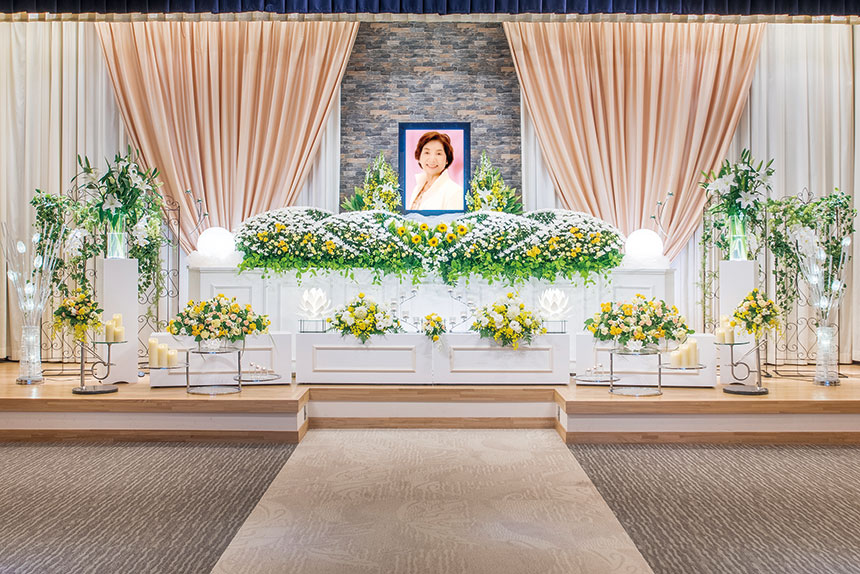 家族葬スタンダードプラン　芙蓉
祭壇イメージ写真